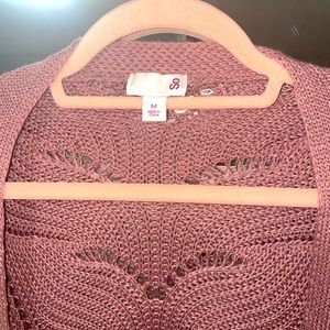 Women’s oversized cardigan pink / mauve - size medium